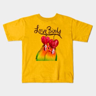 Love Birds Kids T-Shirt